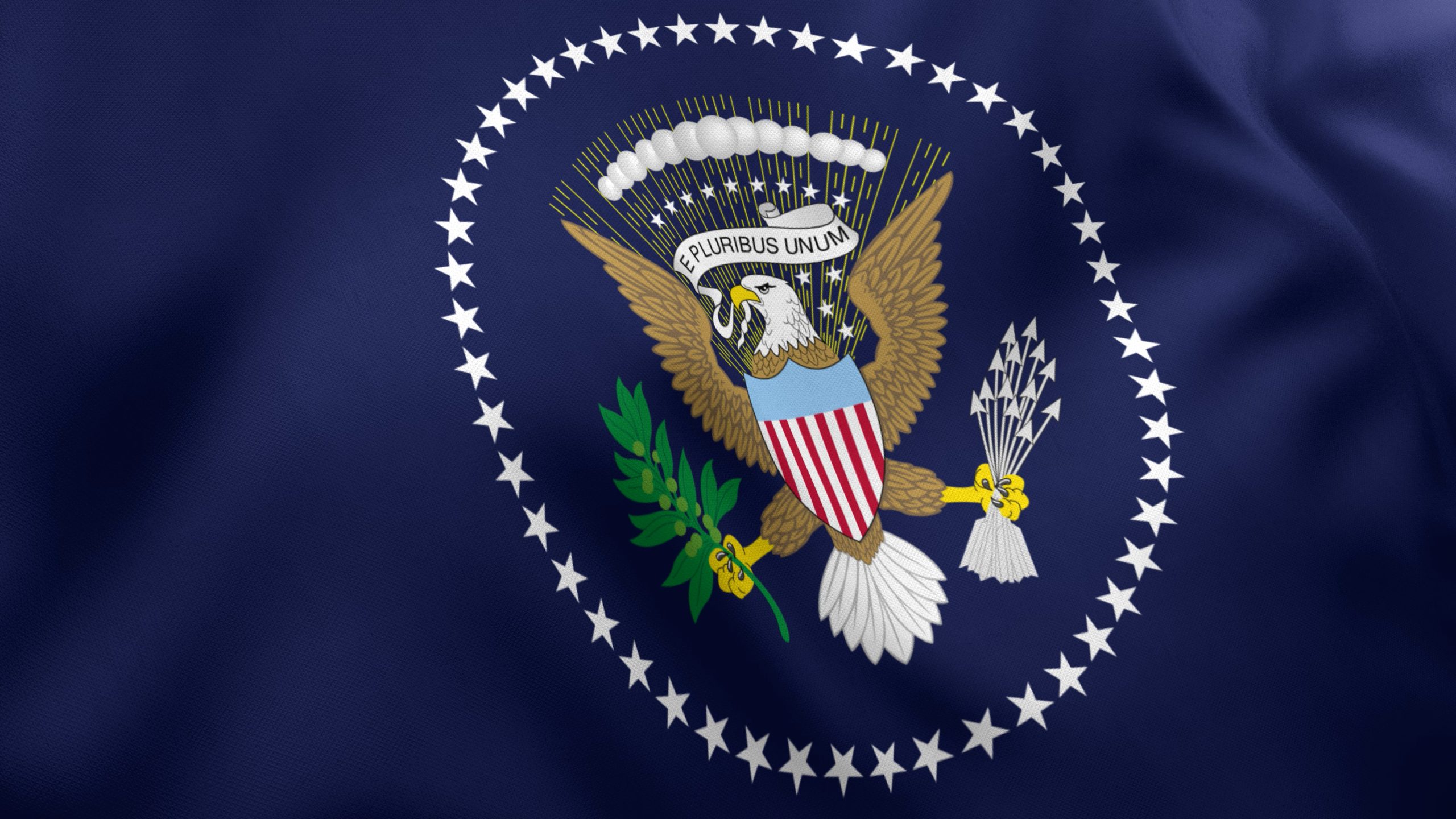 Flag with the US Presidential Seal